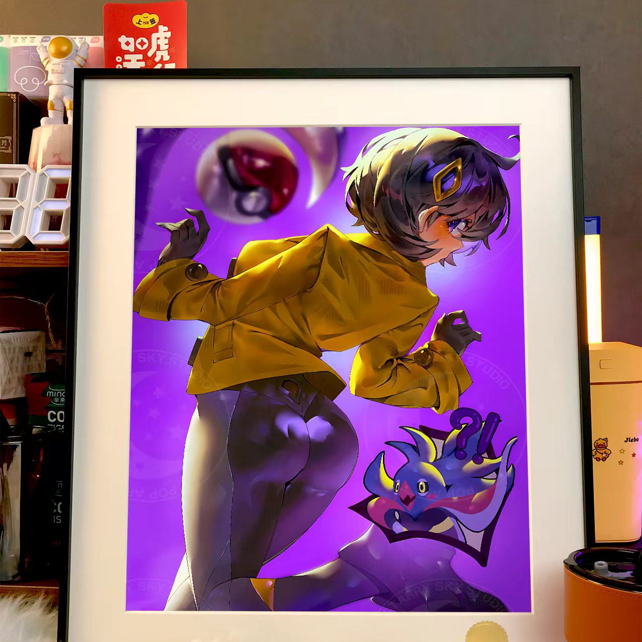 星空《玛琪艾儿》Emma宝可梦ZA神奇宝贝皮卡丘路卡利欧动漫装饰画