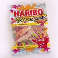 Haribo Fruit Gummy candies, Frog Golden Bear Gummy Candies, French Fries, Pixel Gummy candies, Sour Candy, juice Gummy candies, snacks thumbnail 5