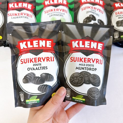 Klene荷兰甘草糖钱币甘草糖无糖八角糖大料糖蜂蜜老牌甘草糖