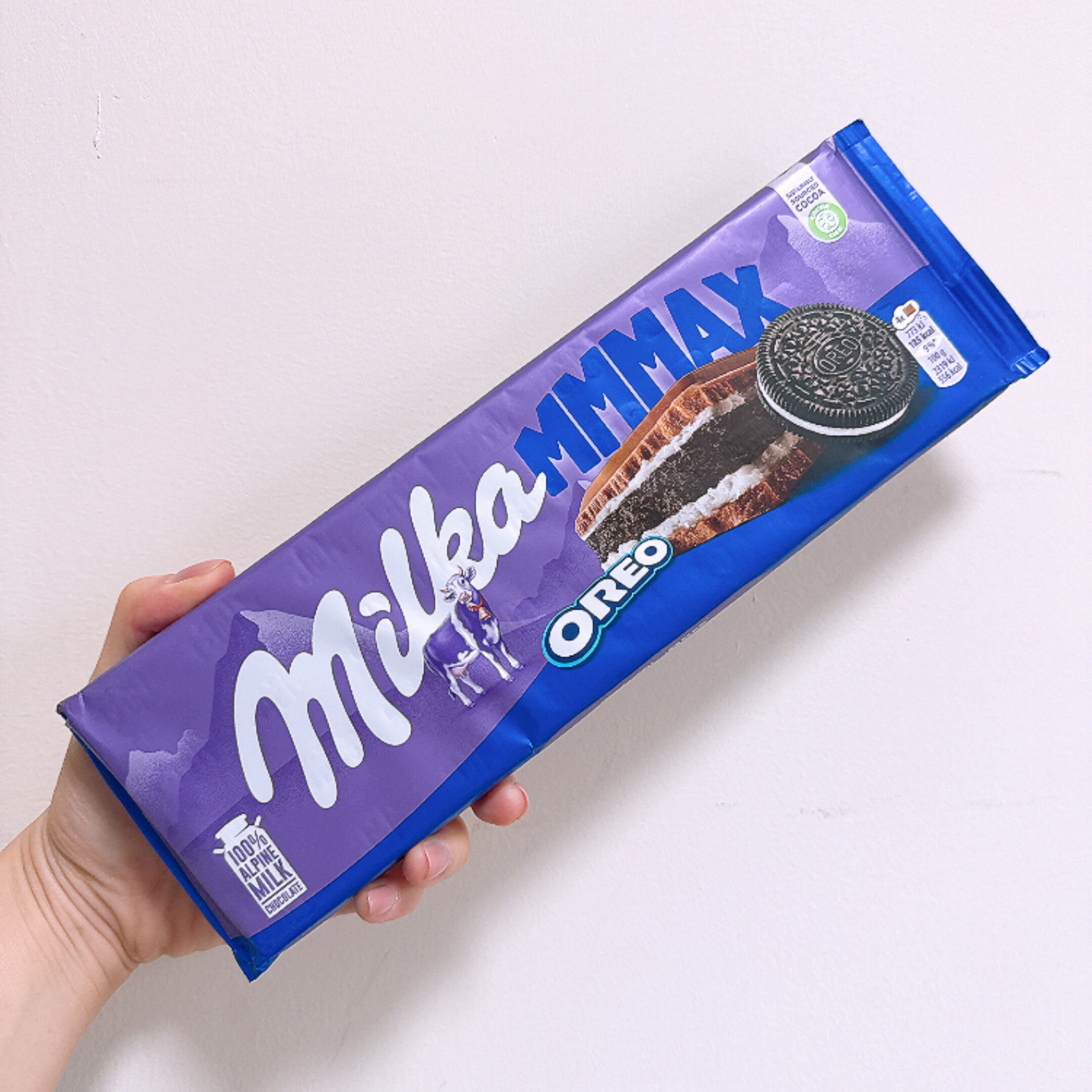 现货MILKA德国妙卡巧克力奥利奥夹心饼干巧克力榛子巧克力300g