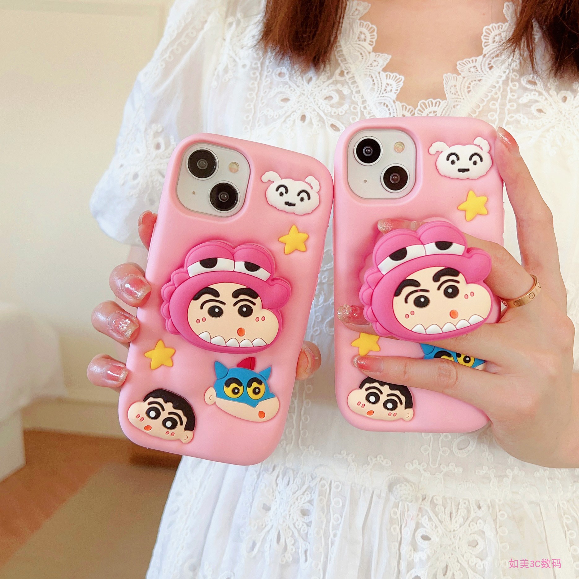 可爱卡通蜡笔小新苹果手机壳