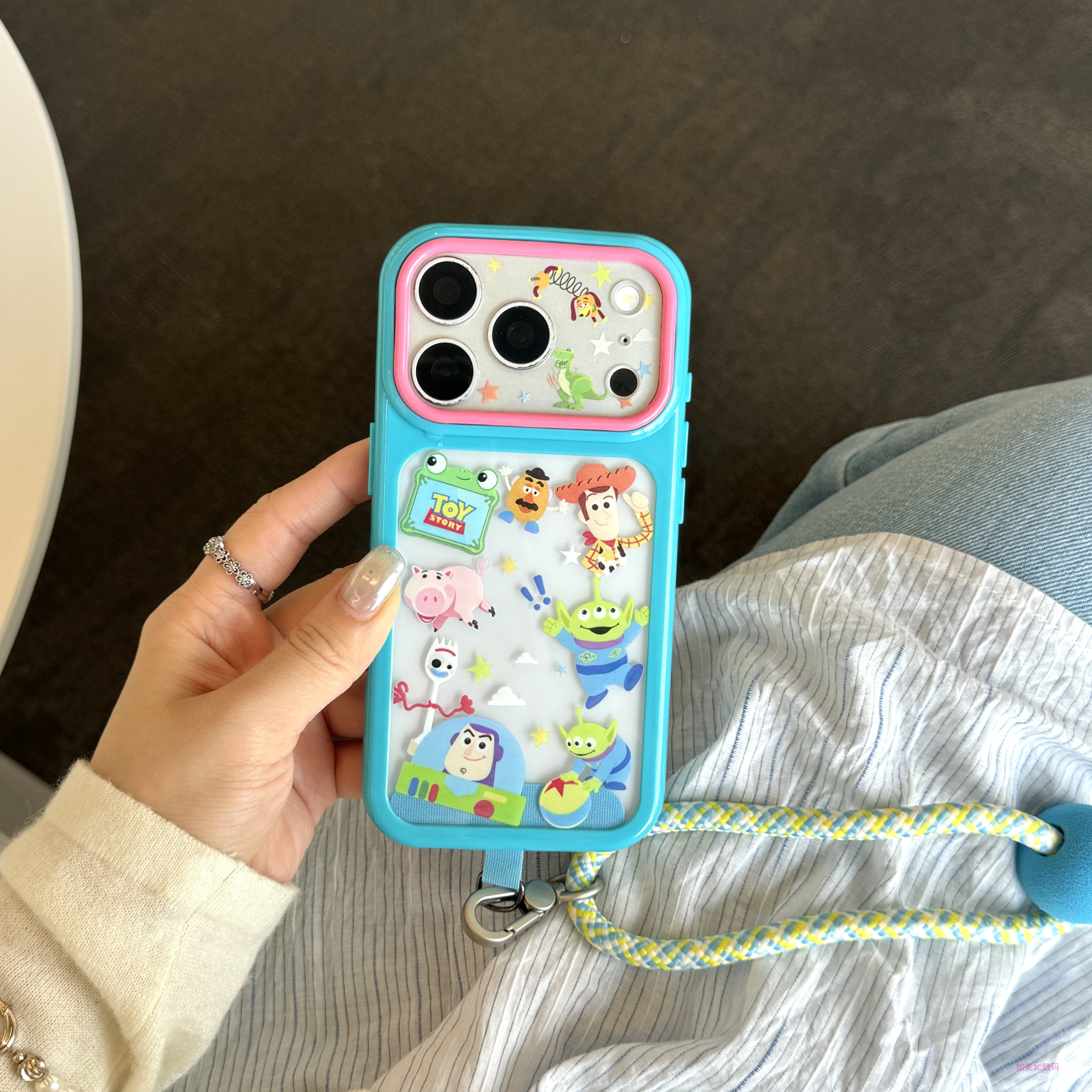 可爱玩具总动员三眼仔巴斯光年胡迪适用iphone17promax苹果17手机壳15新款16pro女17pm全包边硅胶防摔保护套