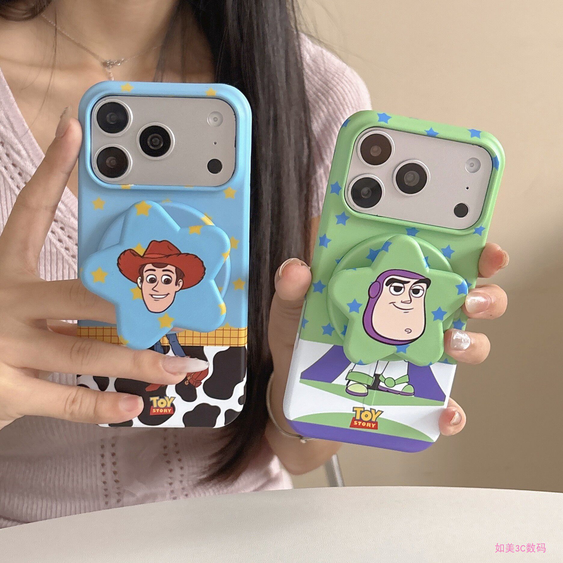 卡通巴斯光年胡迪磁吸支架适用苹果17手机壳iphone17ProMax新款16pro可爱15玩具总动员17Pro防摔硬壳保护套