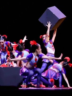 第十二届小荷风采少儿舞蹈展演奇狮妙想元旦醒狮儿童演出服VR道具