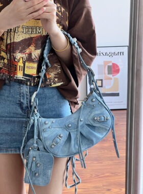 Bag of parody腋下包小众机车包2024新款甜酷斜挎Y2K辣妹复古女包