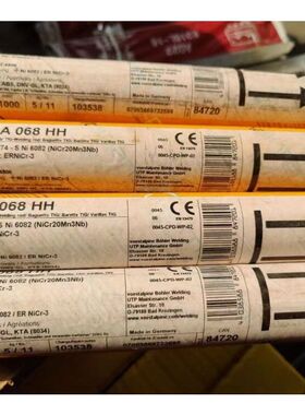 德国UTP A068HH电焊丝 ERNiCr-3镍基氩弧焊丝NiCr20Mn3Nb Ni6082