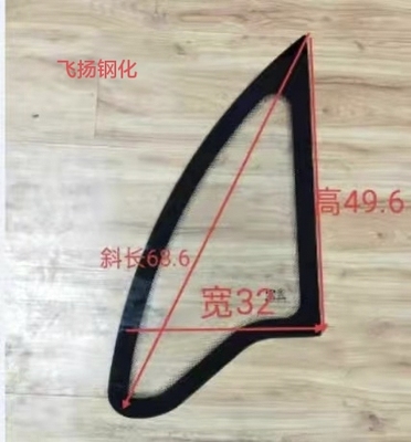 电动三轮车半封闭全封闭三角玻璃电动车三角侧门钢化玻璃