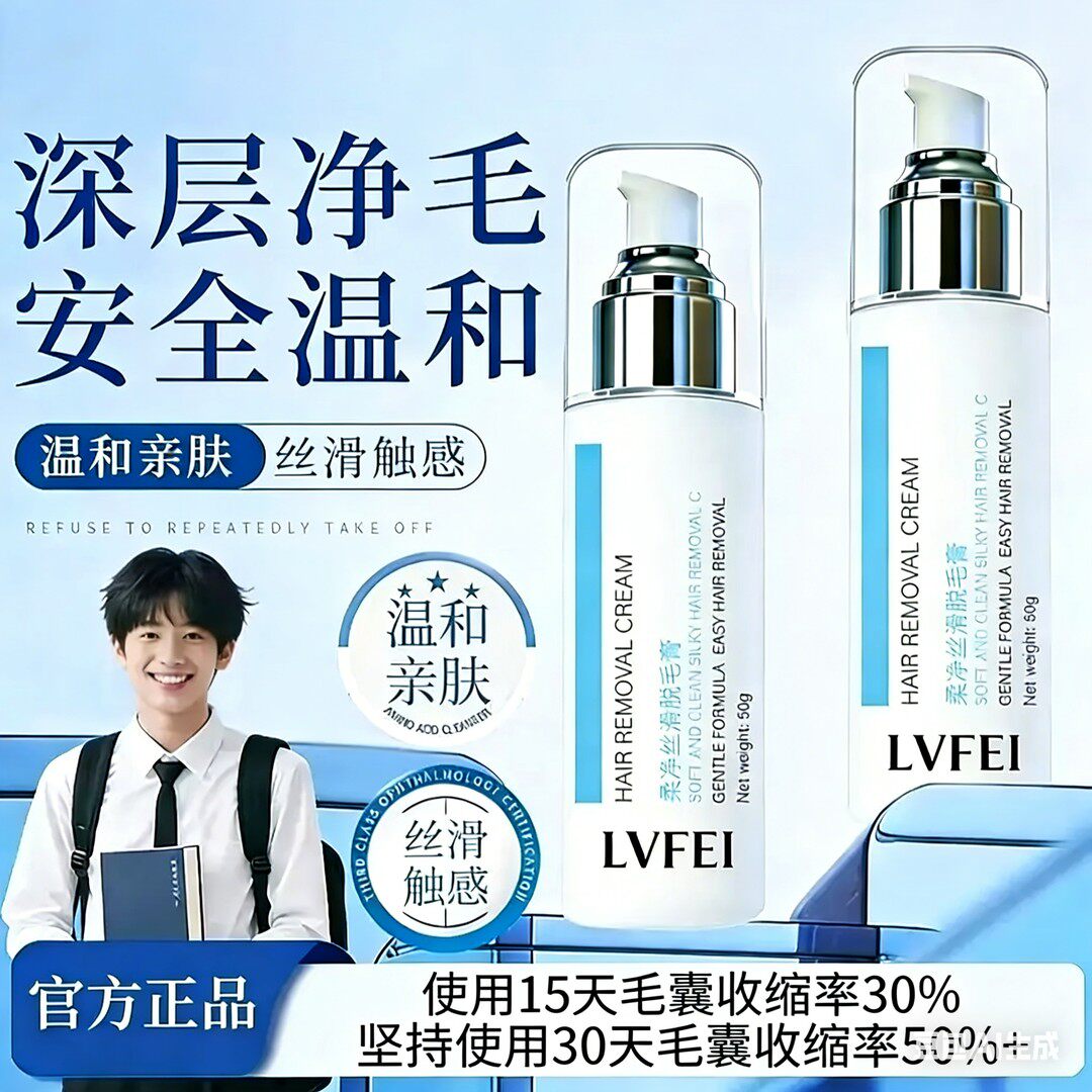 【官方正品】焕大师学生专用脱毛膏男女青少年去除唇部毛小胡子