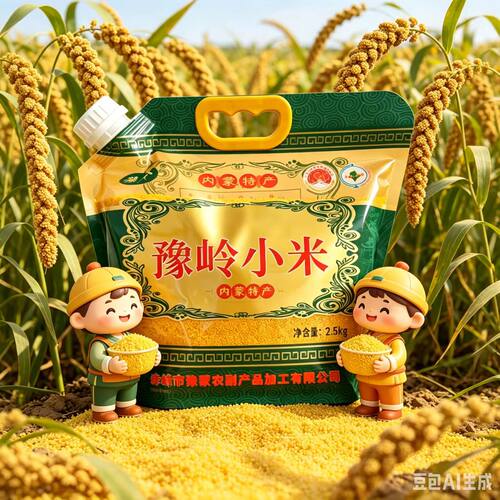 豫岭小米马投涧特产河南小米