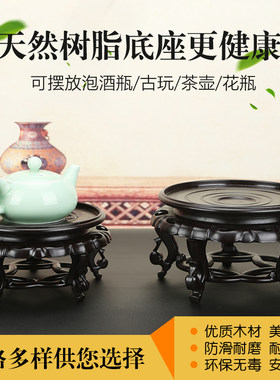欧式风树脂陶瓷瓶神像花盆底座