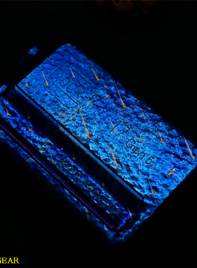 ADVGEAR GLOCK 17 钛合金珍藏品CNC打火机EDC 撒哈拉星空手工