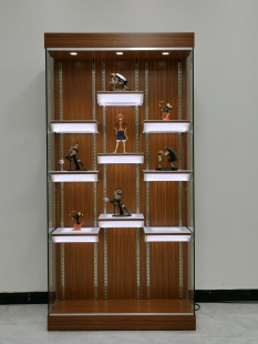 乐高手办展示柜实木家用奖杯样品展示架橱窗收纳柜玩具模型玻璃柜