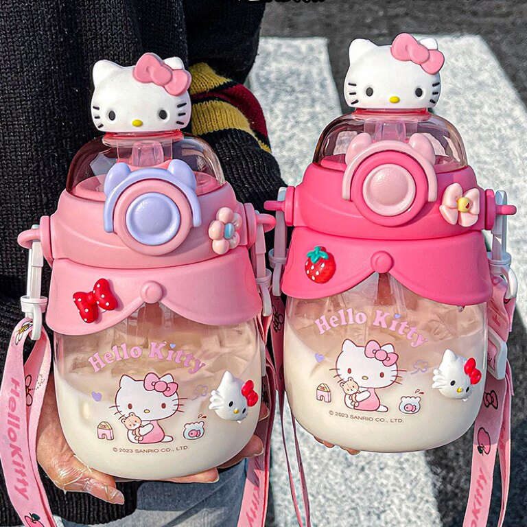 hellokitty可爱学生吸管水杯送礼
