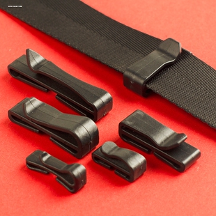 收尾夹织带收纳扣多余织带夹扣帆布腰带背包尾夹子固定扣裤带环扣