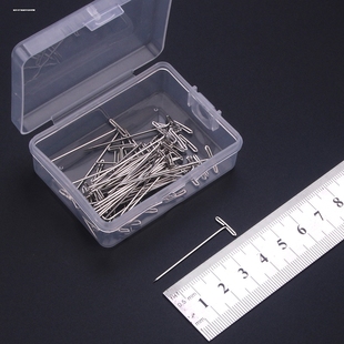多规格T型针不锈钢定位长针diy假发接发常用固定大头针