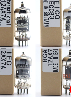 全新美国/英国/日本 GE/EICO/IEC 12AX7/ECC83/6N4 圆环电子管
