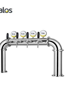 Talos塔罗斯桶装精酿啤酒餐厅不锈钢啤酒柱酒塔大门形4孔1046407