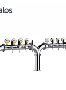 Talos塔罗斯桶啤精酿啤酒分发设备酒吧啤酒塔M型酒柱8孔1049802