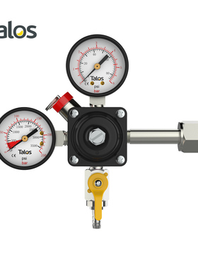 Talos塔罗斯桶装精酿酒桶配件设备二氧化碳气瓶压力表一级减压阀