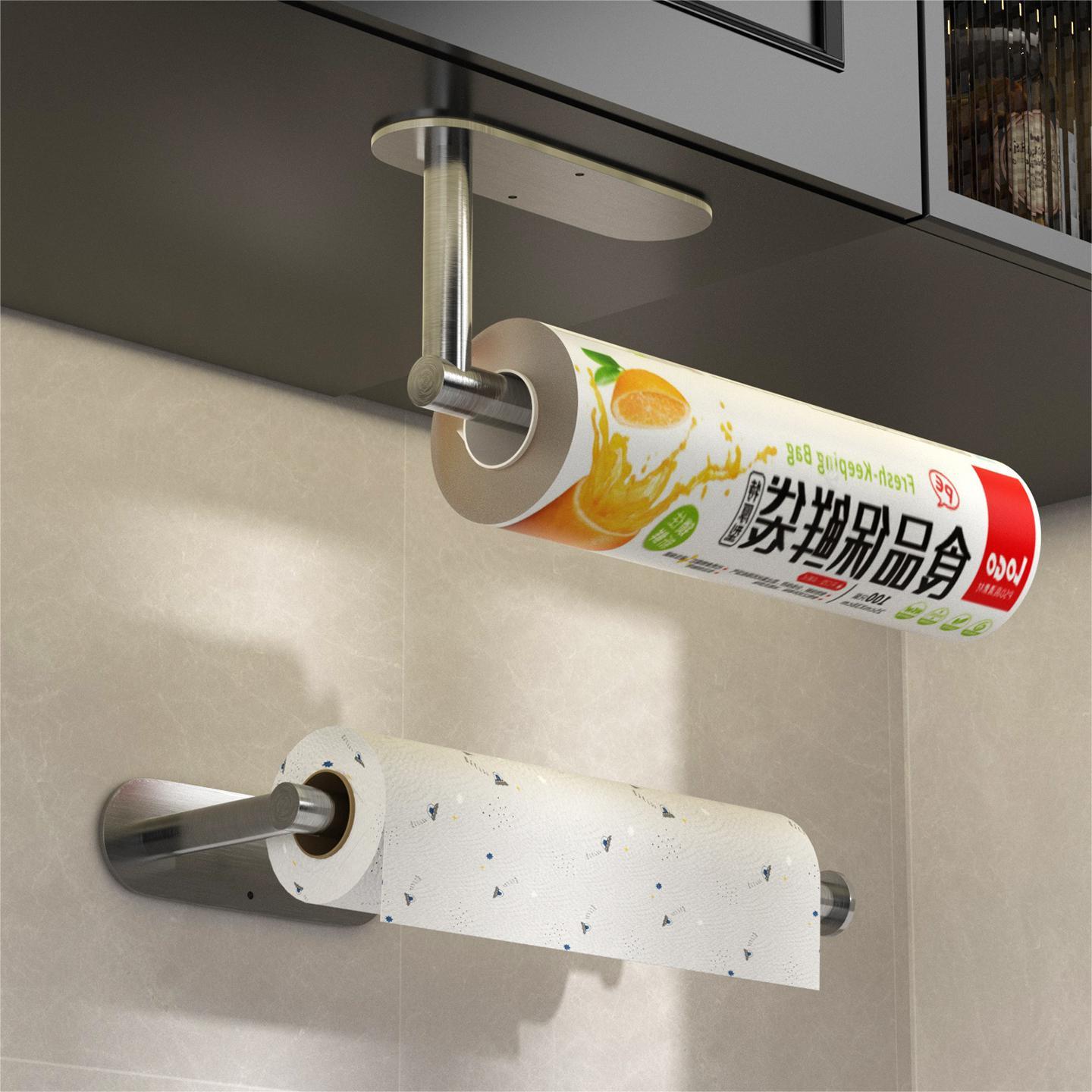 厨房纸巾架壁挂式卷纸架