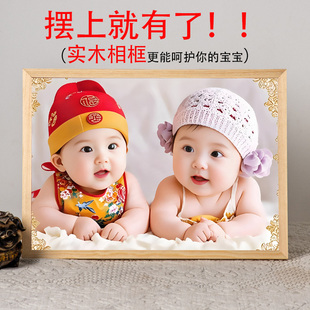 求子金童玉女助孕蛇年娃娃送子图宝宝画报摆件备孕男女龙凤胎孕妇