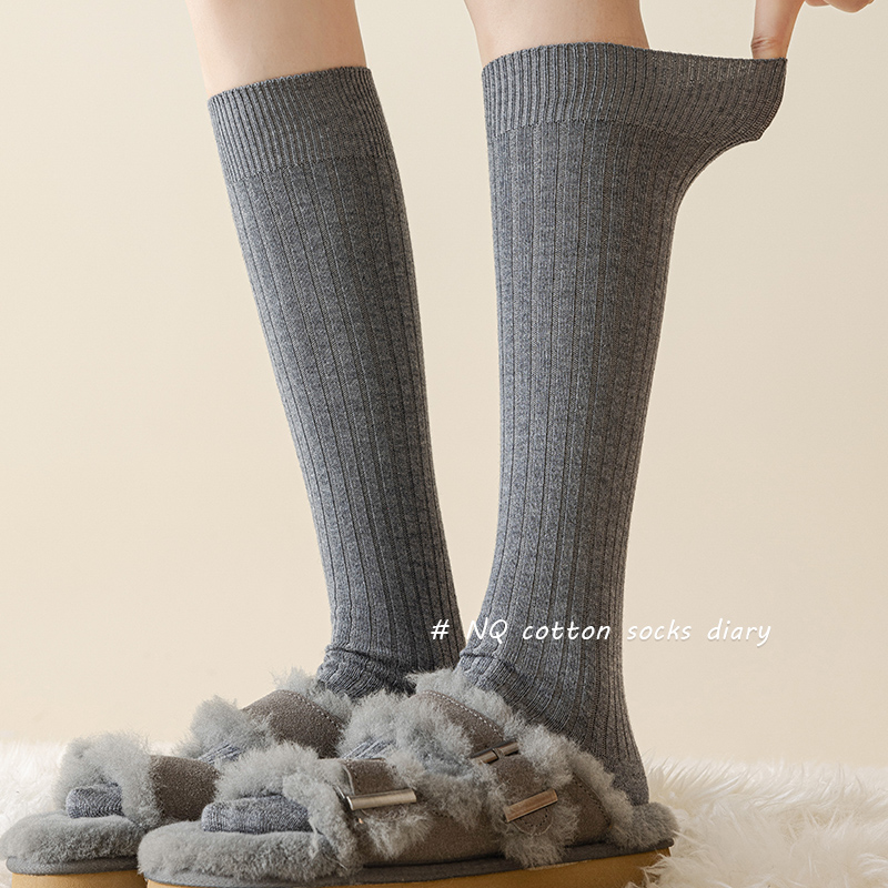 迭思长筒保暖棉羊绒性感小腿袜2