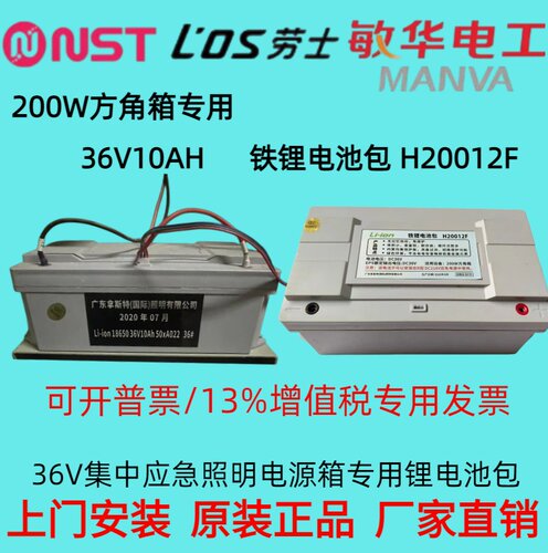 拿斯特36V铁锂电池包10AH 22AH 200W 500W平角箱专用PJ60109A/B/C