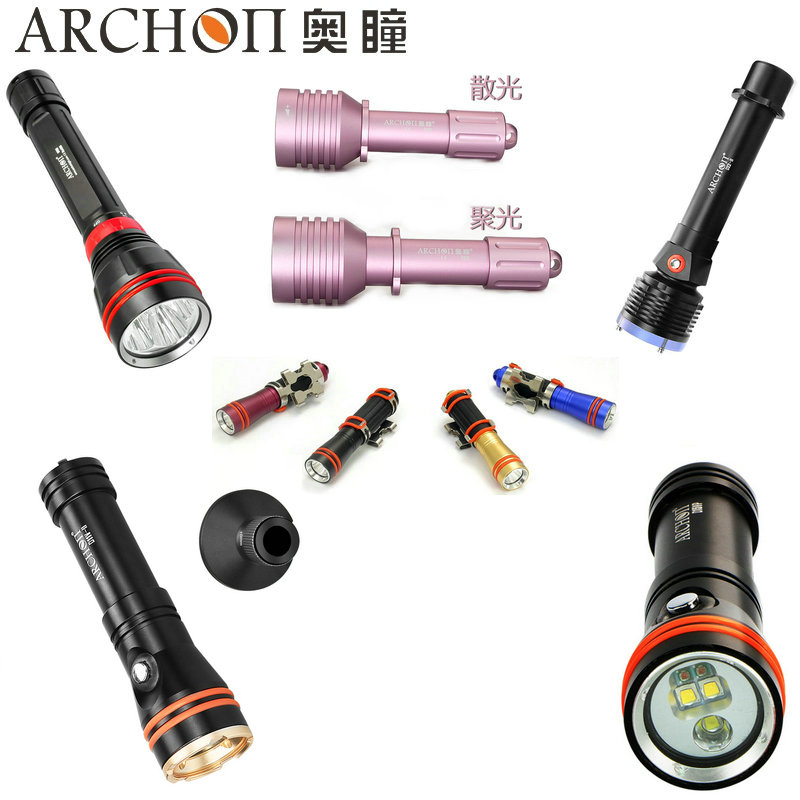 潜水手电强光ARCHON夜潜防水照明