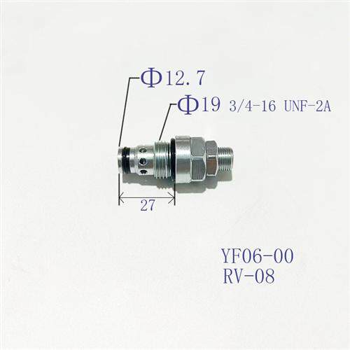 新款液压螺纹插装调压YF06-00 RV08-01直动式多孔溢流阀动力现货