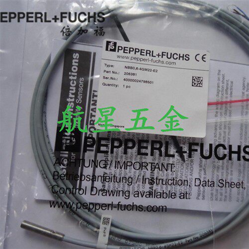 全新精品倍加福接近开关NBB06-3M22-E2/E0/E1/E3-0,3M-V3 Y2256