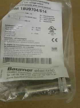 订购堡盟Baumer超声波传感器UNAR 18I6903/S14G模拟量输出