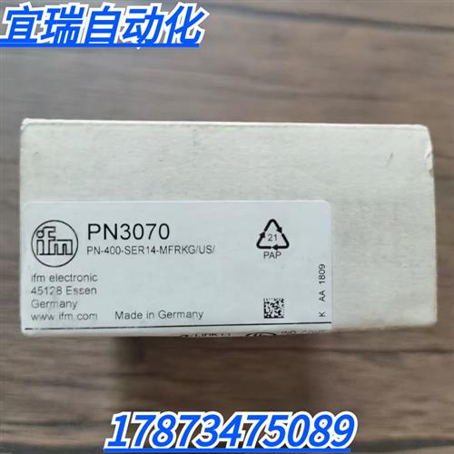 全新原装正品 IFM PN3070 压力传感器 现货销售