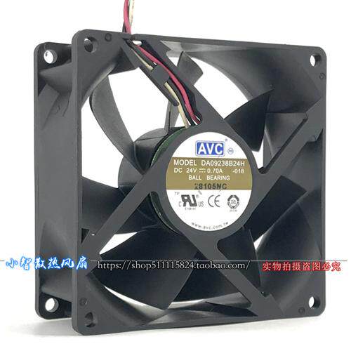 DA09238B24H 9CM 9038 24V 0.70A 3线 暴力 变频器散热风扇