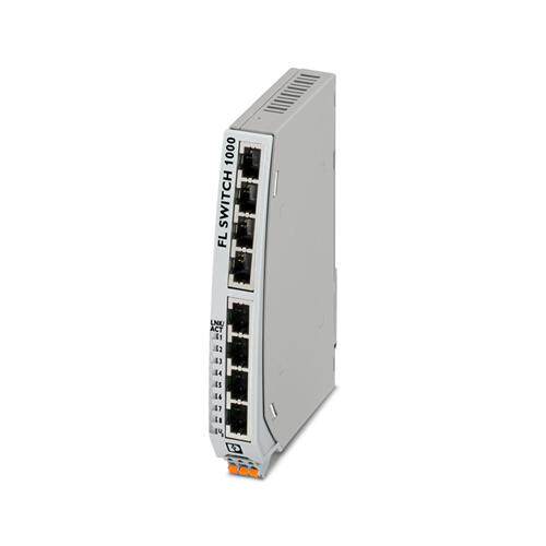 宽温超薄以太网交换机FL SWITCH 1008NT - 1085165
