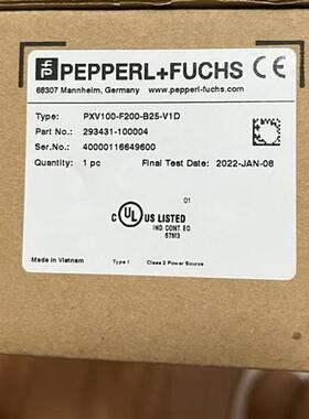 PXV100-F200-B25-V1D光学读头感测器 货号:293431-100004