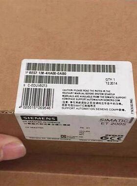 全新正品未开封6ES7 138-4HA00-0AB0 6ES7138-4HA00-0AB0现货销售