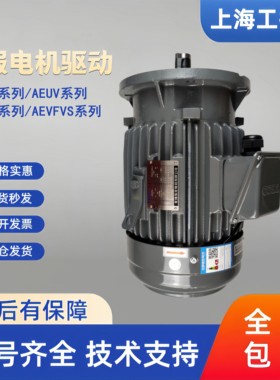 TECO东元电机370W 0.37KW立AEVF TVGH71M ETVF制动煞车马达0.5HP