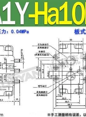新款A1Y-Ha10B液控止逆阀AIY-Hb10B/A2Y-Ha20/32B/50F/DDFY-D现货