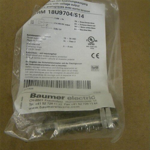 订购堡盟Baumer超声波传感器UNAR 18I6903/S14G模拟量输出