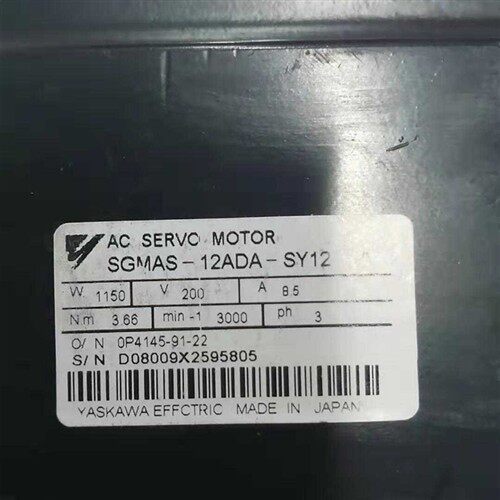 SGMAS-12ADA-SY12安川伺服电机成色漂亮质保3个月 议价