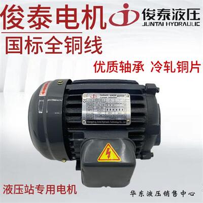 新款JUNTAI液压专用电机AEEH-80-4 90L 100L 112M 132S-4现货