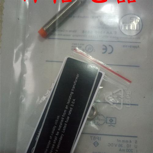 高品质易福门M8传感器IE5329插件式直流PNP常开接近开关10-30VDC