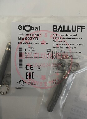 全新电感式接近开关BESO2YR BES MOSEG-PSC15A-S49G-W