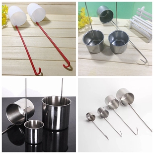 塑料酒提不锈钢打酒吊子打酒器吊钩量酒勺分酒器酒斗漏斗半两一斤