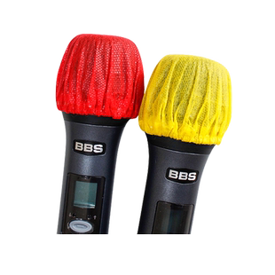 高级无纺布话筒套KTV一次性咪罩防喷防口水防尘防滑套圈麦克风罩