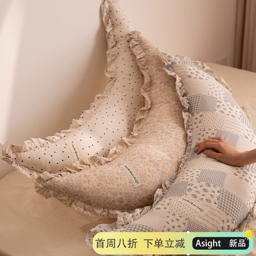 棉麻抱枕多功能支撑腰枕