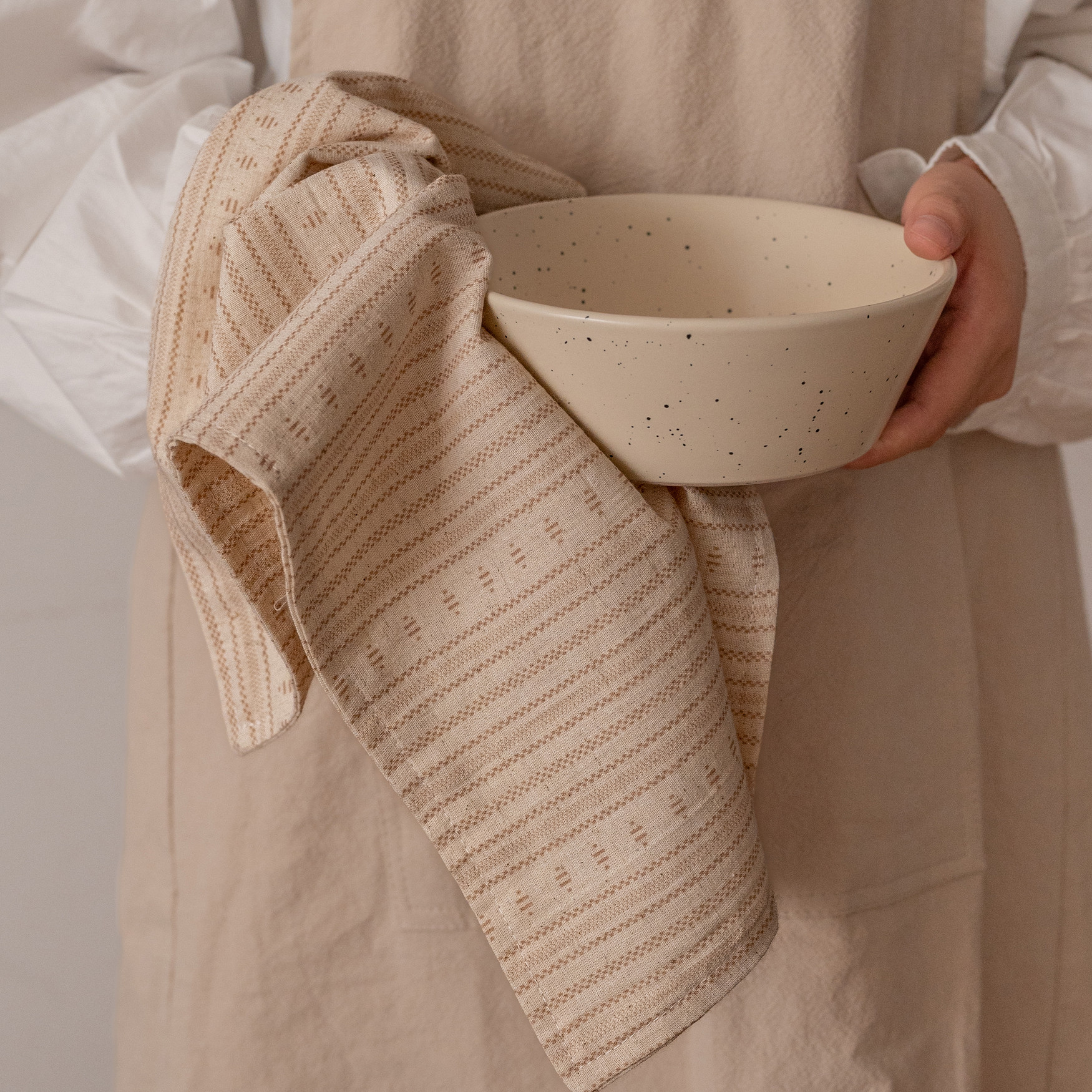 简约棉麻厨房巾灶台厨房专用抹布