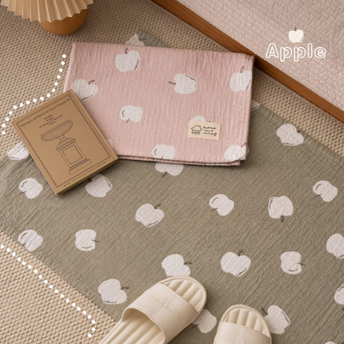 小苹果纯棉地巾浴室地垫