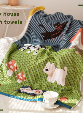 Asight欢乐屋纯棉浴巾成人全棉纱布浴巾四层吸水大毛巾男女款裹巾