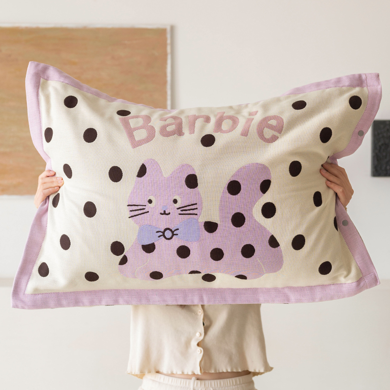 枕套单个棉质枕头套单人柔软